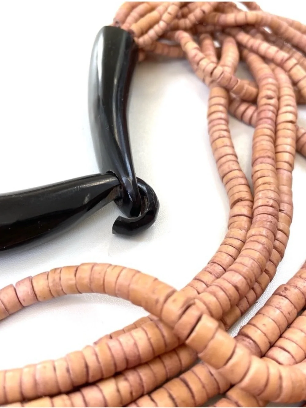 Gerda Lynggaard for Monies 12-Strand Heishi Bead Necklace